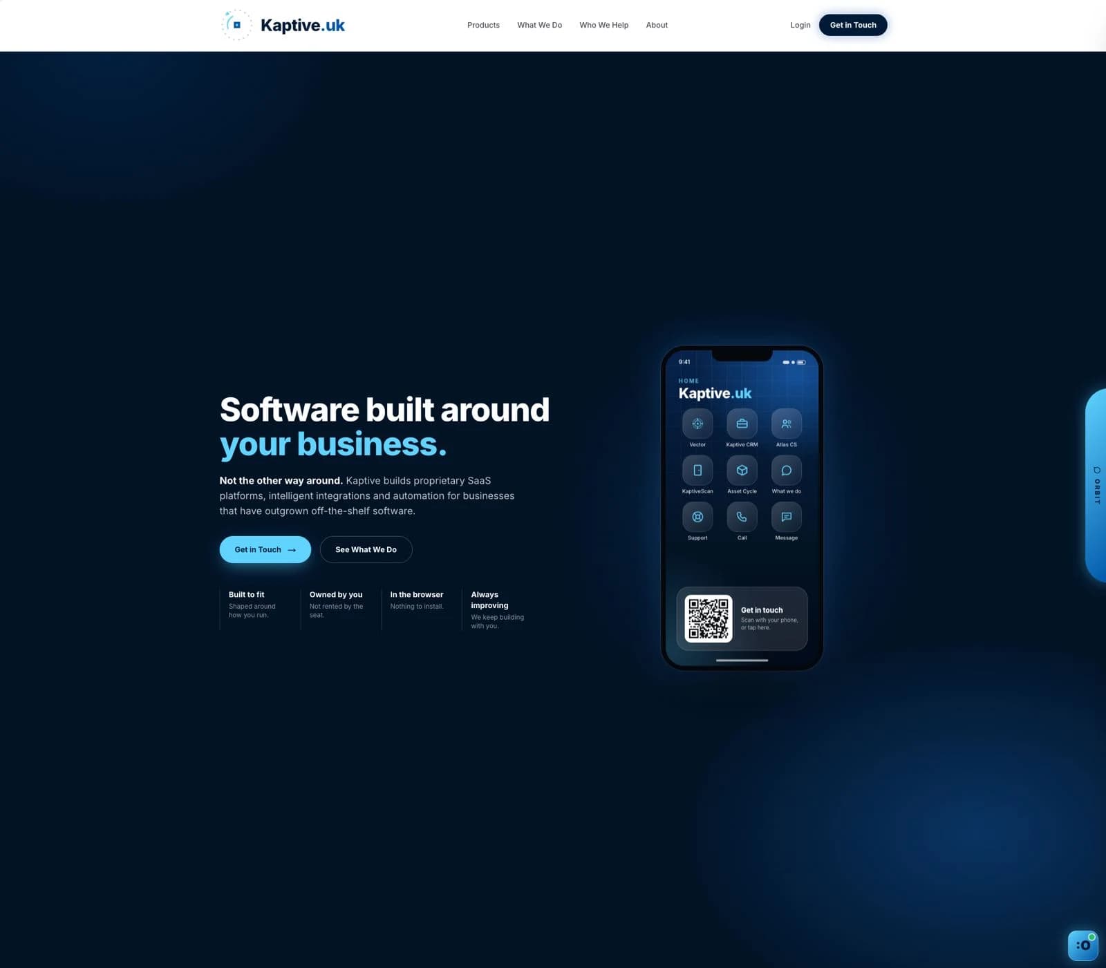 KAPTIVE.UK, SOFTWARE BUILT AROUND YOUR BUSINESS